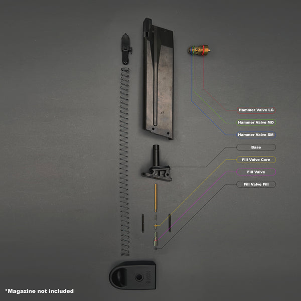 Tokyo Marui HK45 O-Ring Replacement kit for Green Gas airsoft magazine