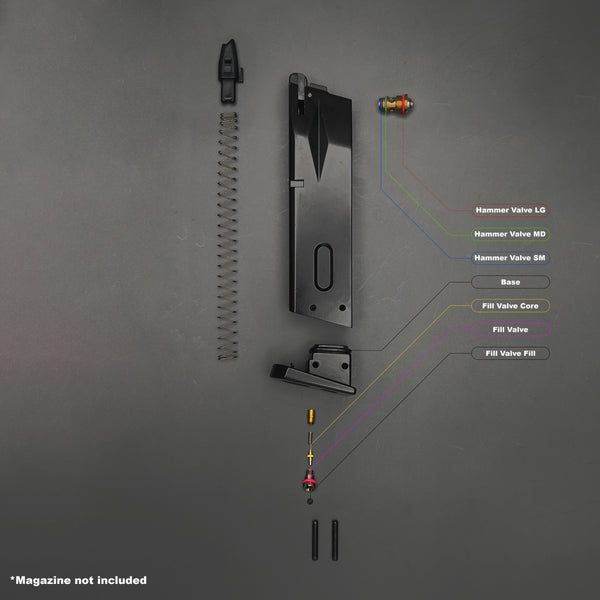 WE M92 O-Ring Replacement kit for Green Gas style airsoft magazine