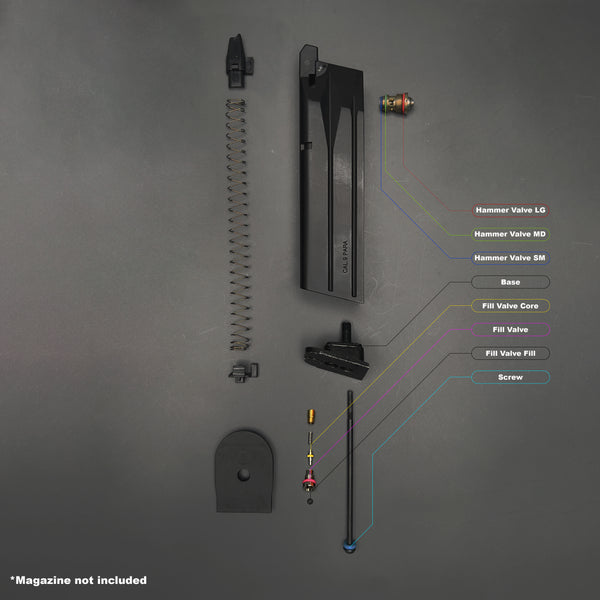 WE Bulldog / PX4 O-Ring Replacement kit for Green Gas style airsoft magazine