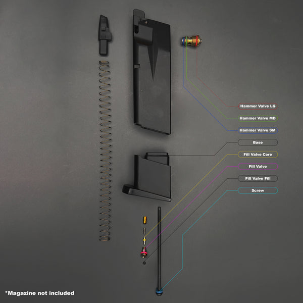 WE F226 O-Ring Replacement kit for Green Gas style airsoft magazine