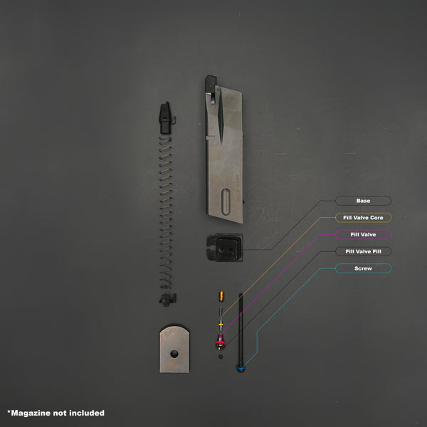 WE M-92 Mini O-Ring Replacement kit for Green Gas airsoft magazine