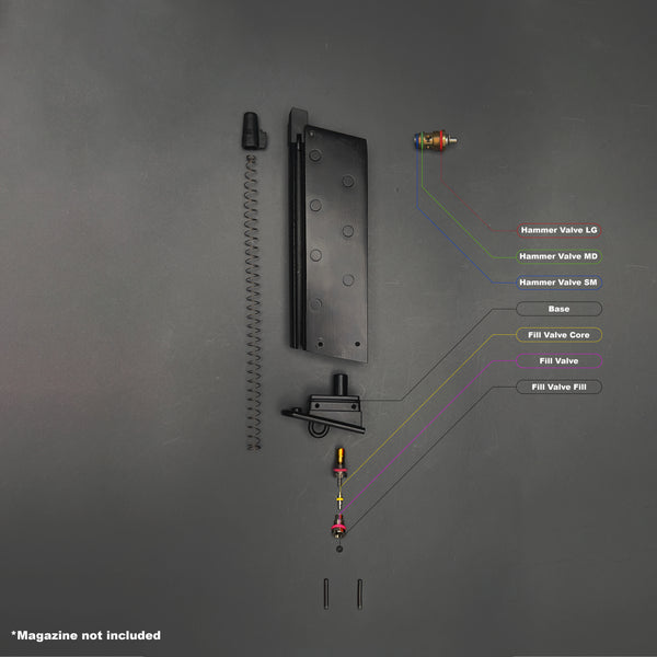 WE TT-33 O-Ring Replacement kit for Green Gas style airsoft magazine